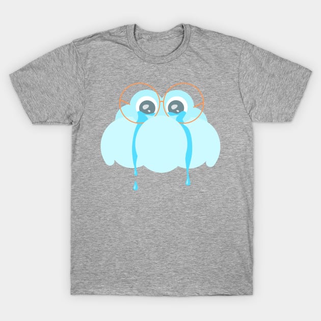 "The sky is crying" mood cloud T-Shirt by meldra